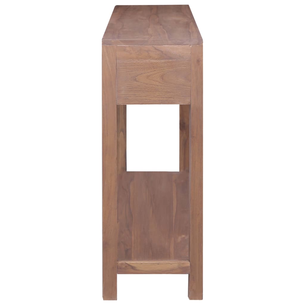 vidaXL Konsolentisch 145×30×80 cm Teak Massivholz