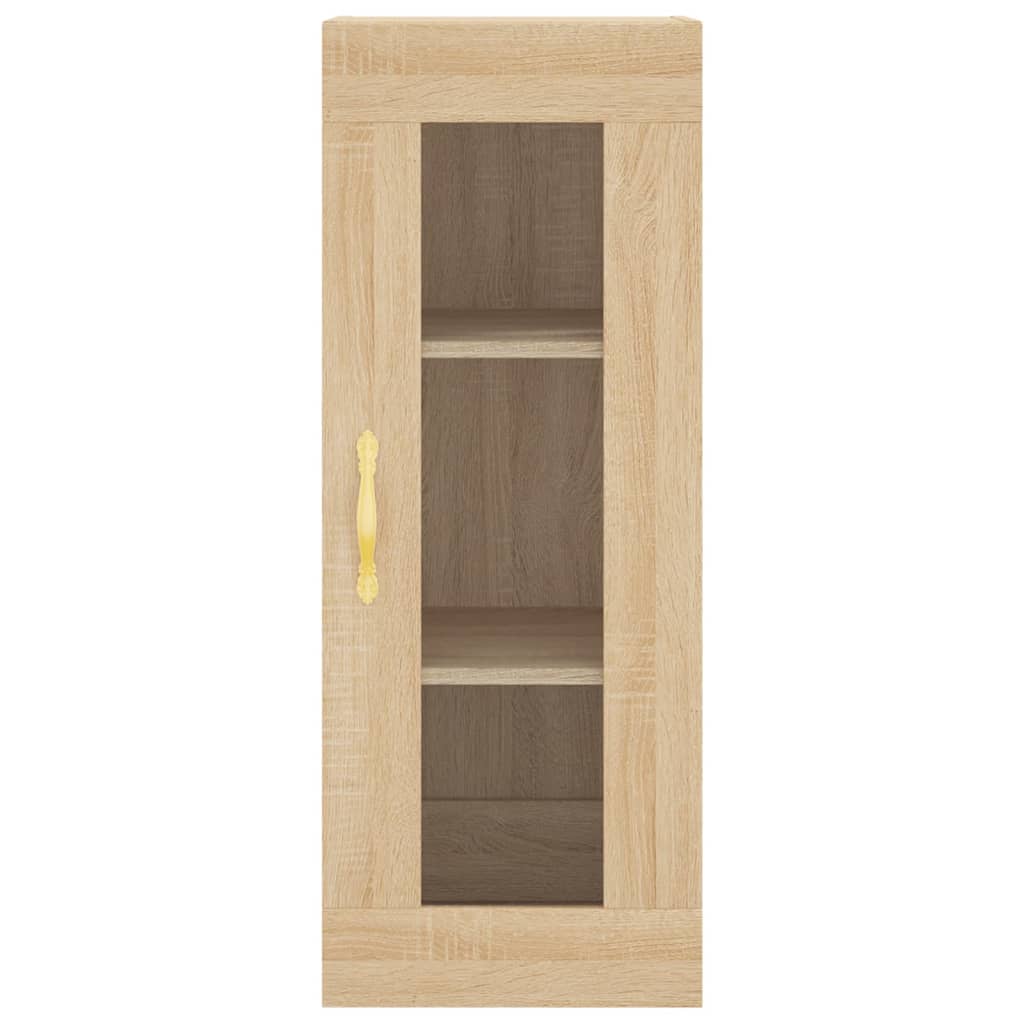 vidaXL Highboard Sonoma-Eiche 34,5x34x180 cm Holzwerkstoff