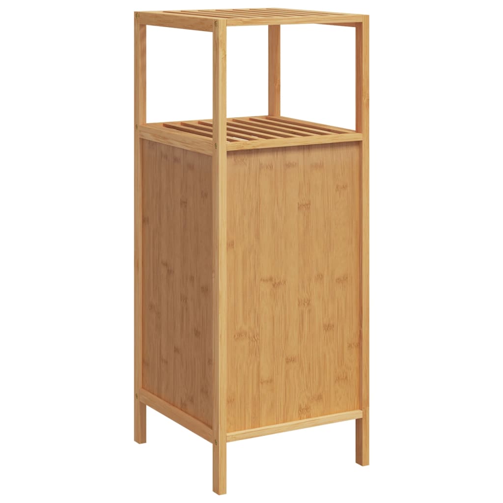 vidaXL Badezimmerschrank mit Ablage 36x33x87 cm Bambus