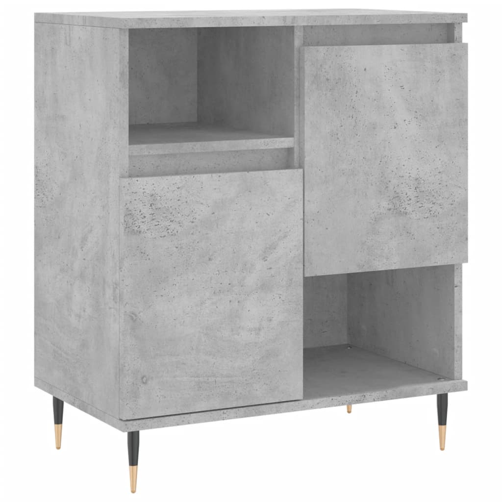 vidaXL Sideboard Betongrau 60x35x70 cm Holzwerkstoff