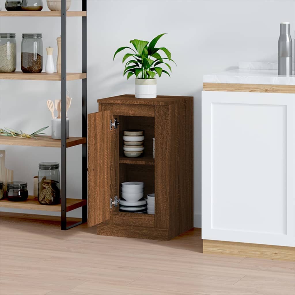 vidaXL Sideboard Braun Eichen-Optik 37,5x35,5x67,5 cm Holzwerkstoff