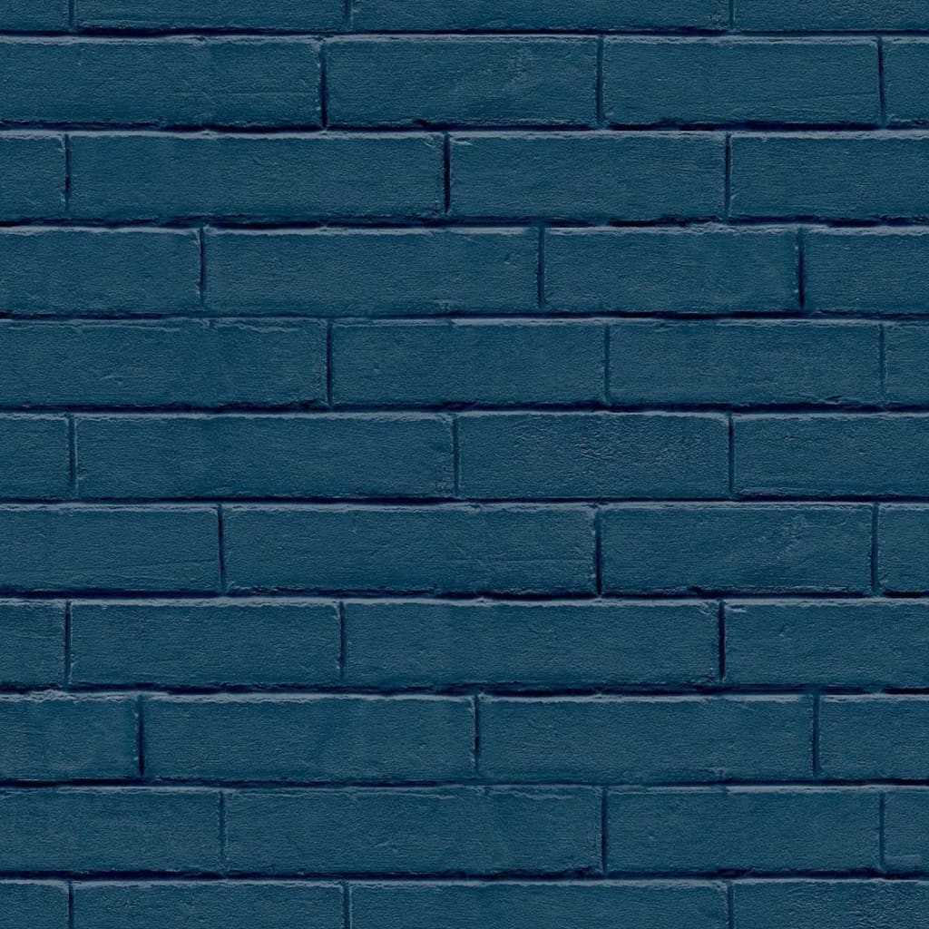 Noordwand Tapete Good Vibes Brick Wall Blau