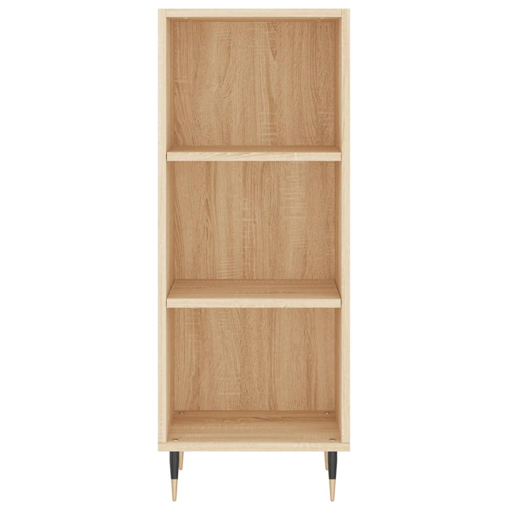 vidaXL Highboard Sonoma-Eiche 34,5x32,5x180 cm Holzwerkstoff