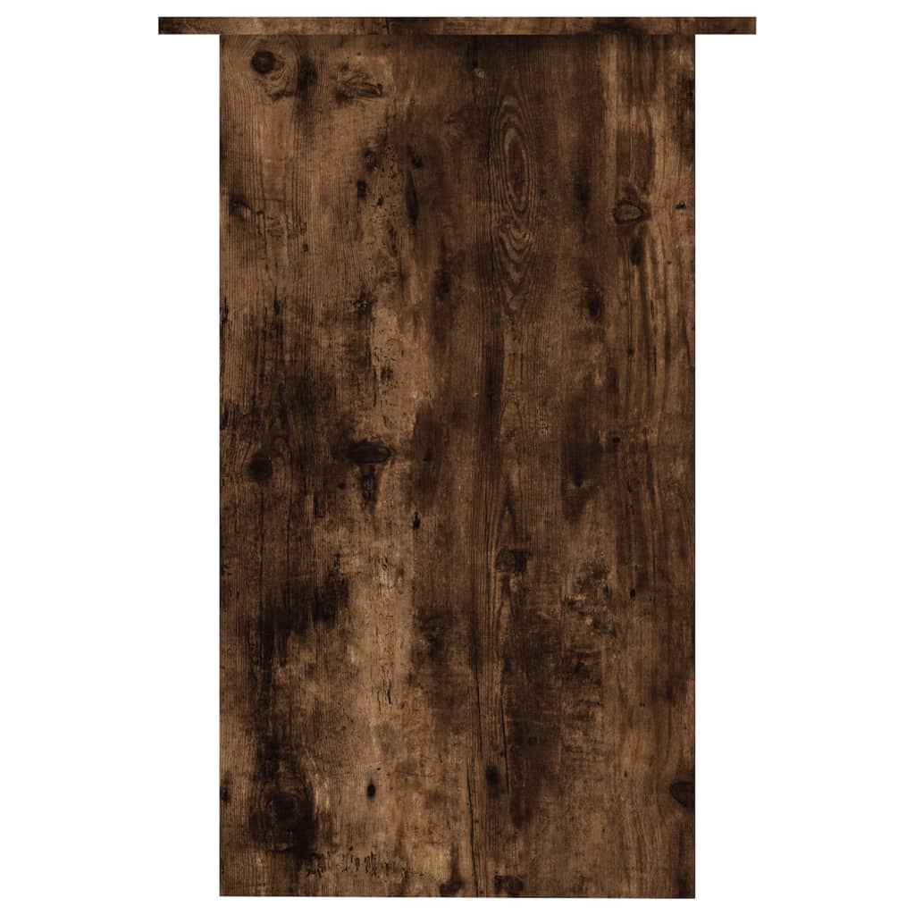 vidaXL Schreibtisch Räuchereiche 90x50x74 cm Holzwerkstoff