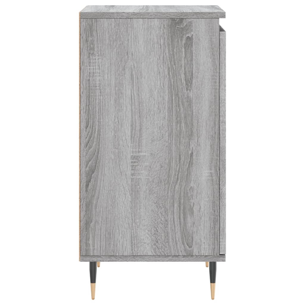 vidaXL Sideboards 2 Stk. Grau Sonoma 40x35x70 cm Holzwerkstoff