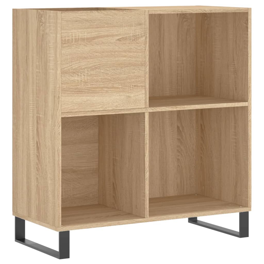 vidaXL Plattenschrank Sonoma-Eiche 84,5x38x89 cm Holzwerkstoff