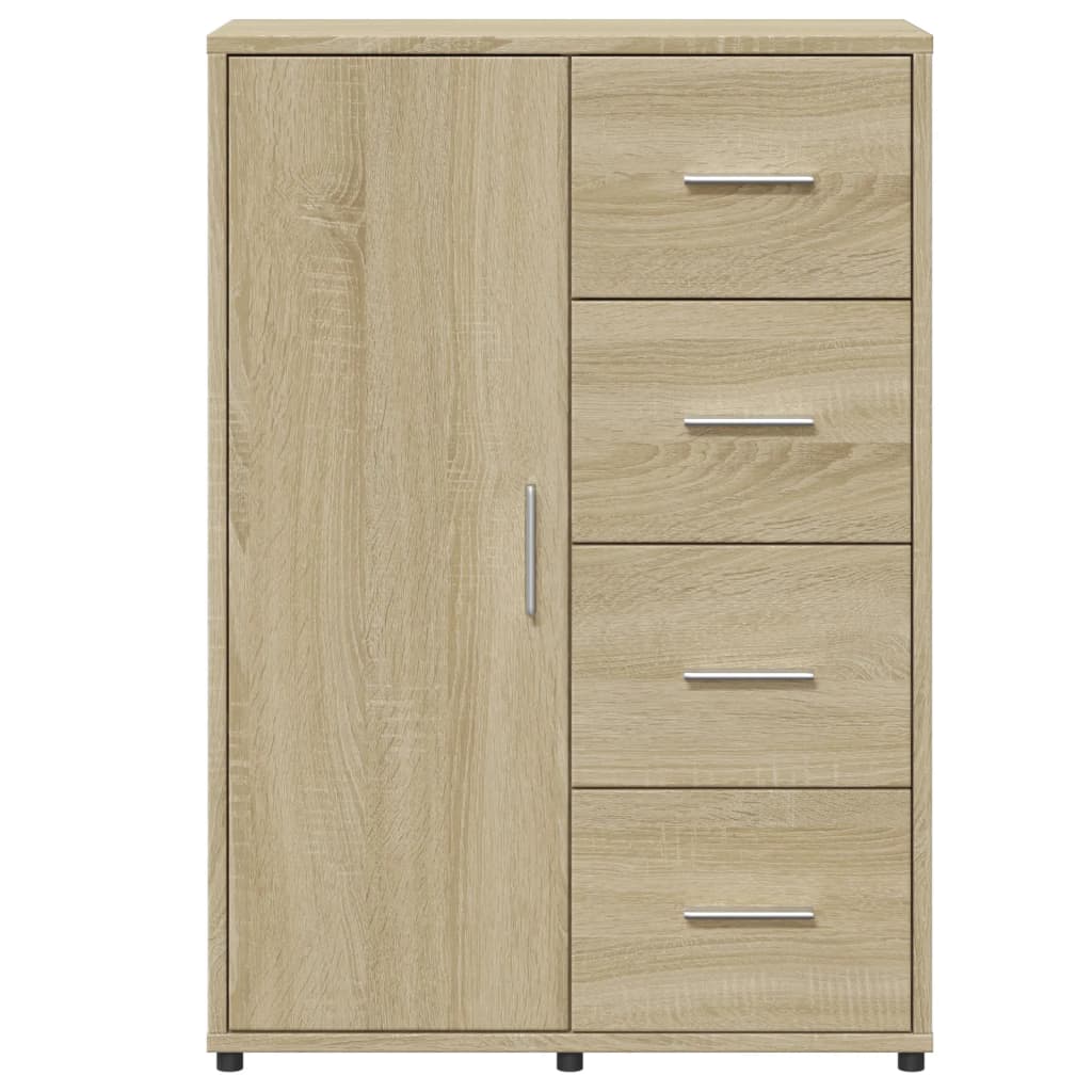 vidaXL Sideboard Sonoma-Eiche 60x31x84 cm Holzwerkstoff