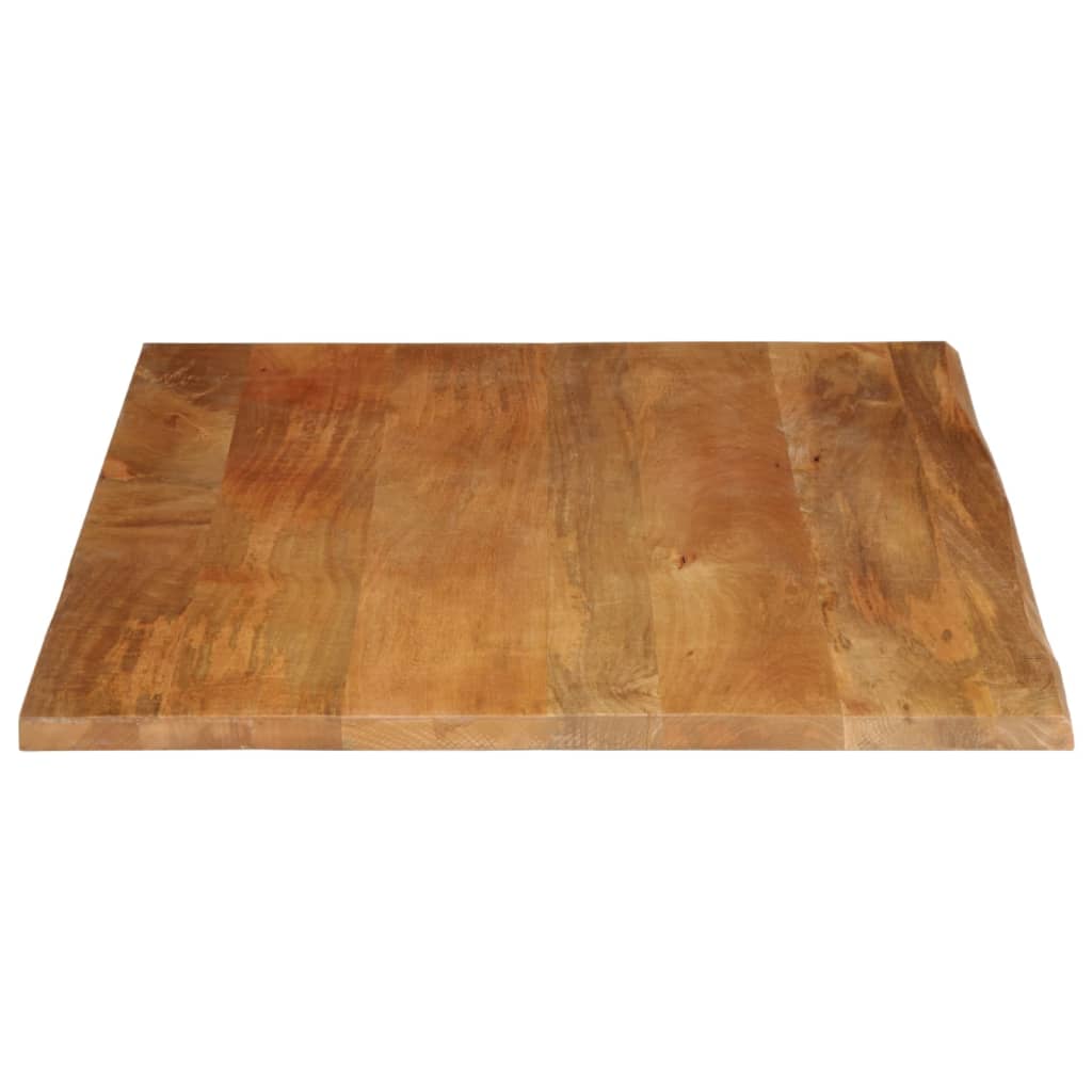 vidaXL Tischplatte mit Baumkante 90x80x2,5 cm Massivholz Mango