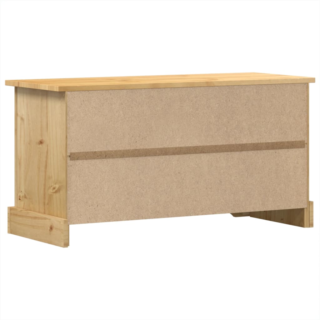 vidaXL TV-Schrank Corona 100x37x52 cm Massivholz Kiefer