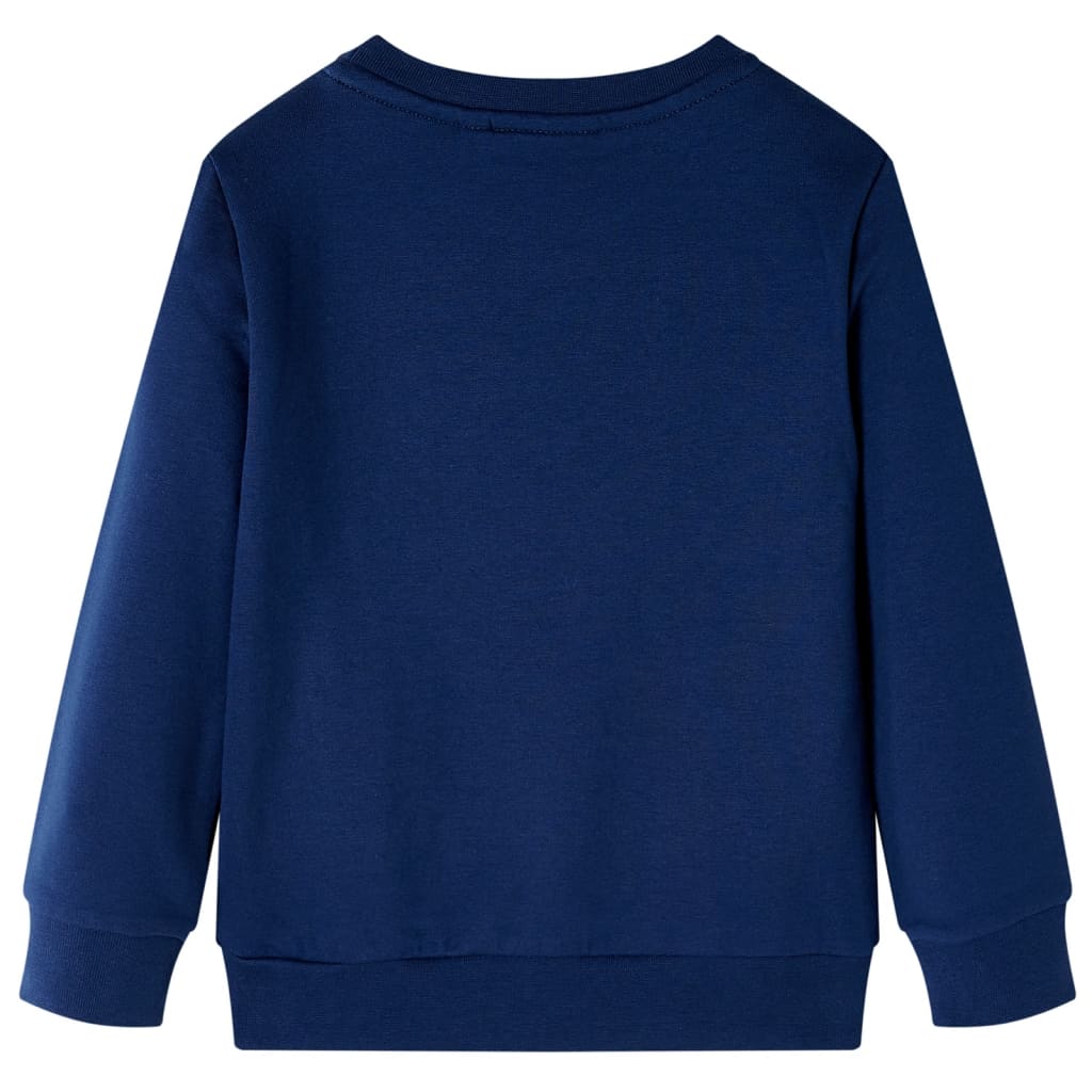 Kinder-Sweatshirt Marineblau 116