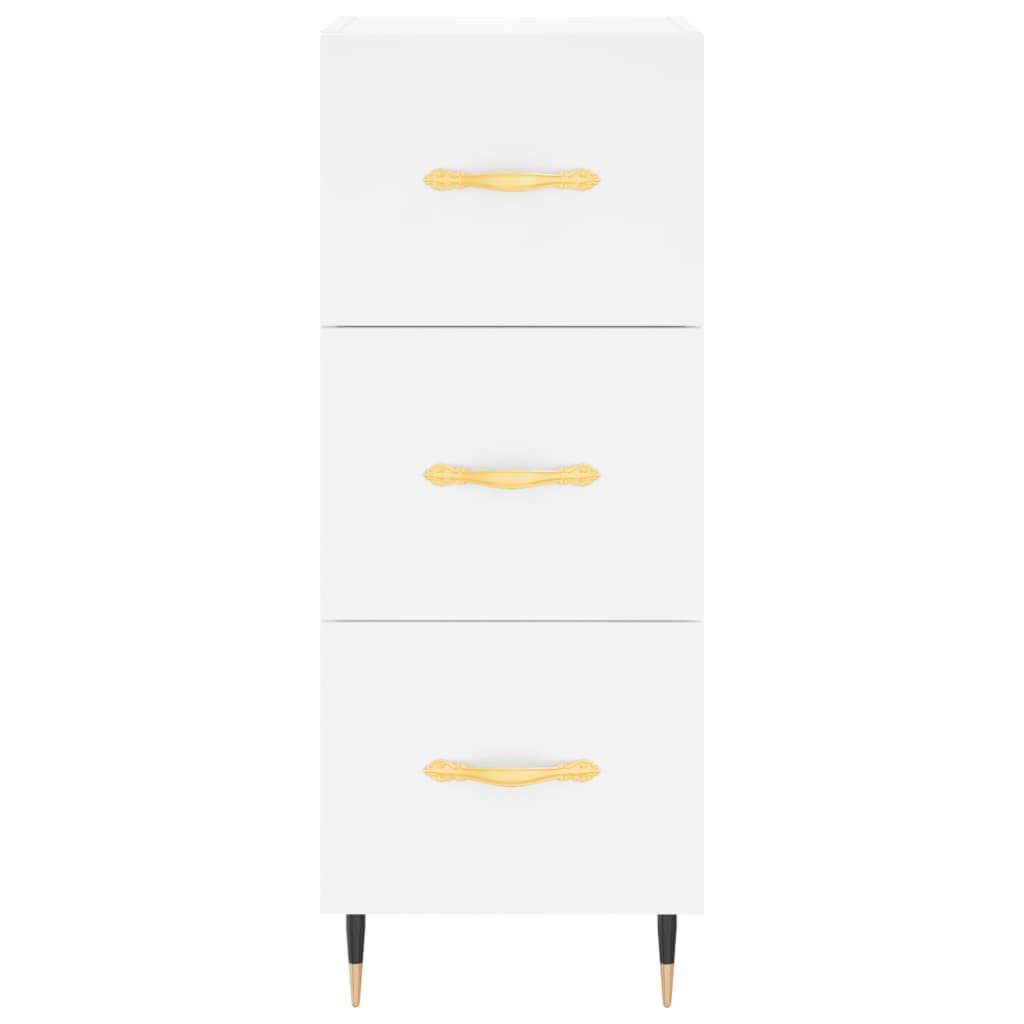 vidaXL Highboard Weiß 34,5x34x180 cm Holzwerkstoff