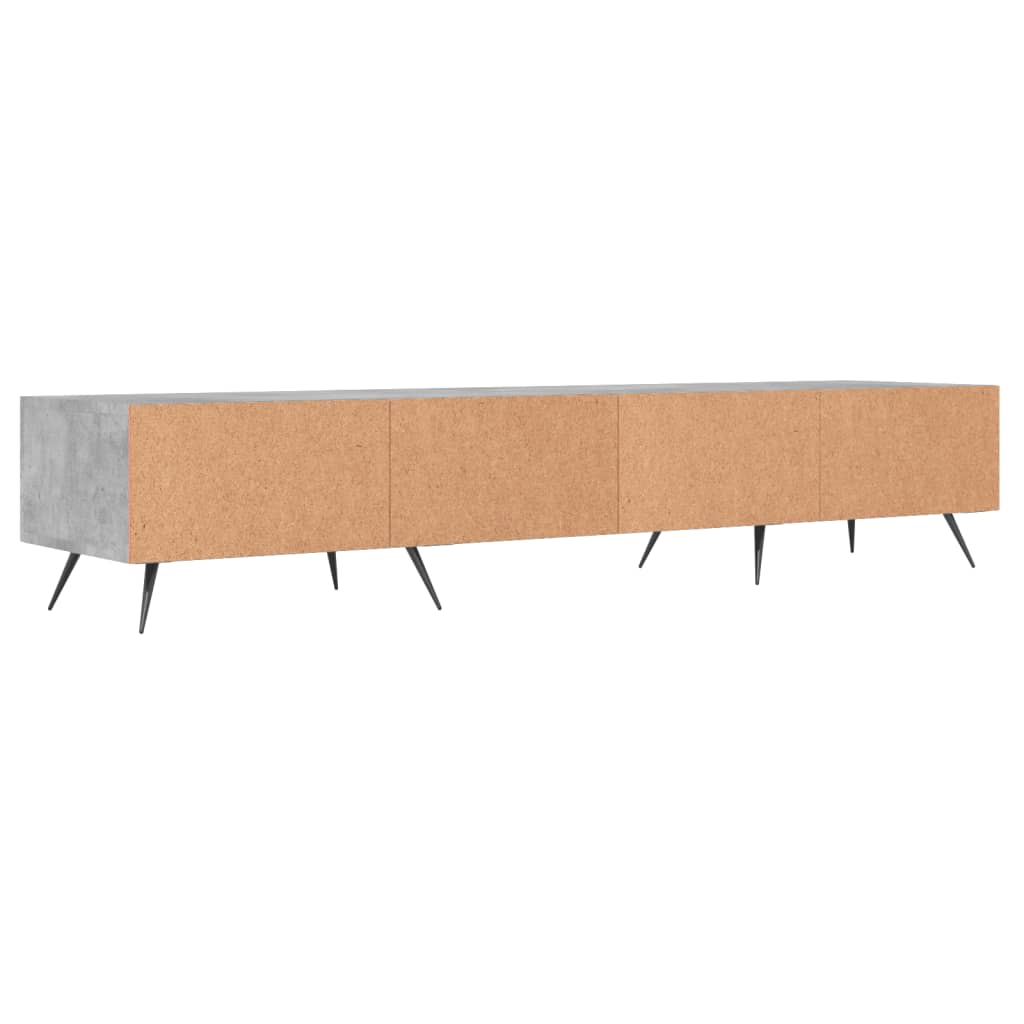 vidaXL TV-Schrank Betongrau 150x36x30 cm Holzwerkstoff