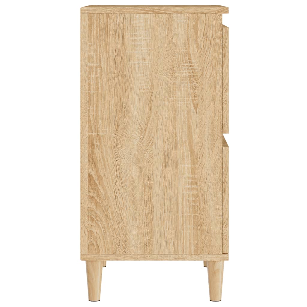 vidaXL Sideboards 2 Stk. Sonoma-Eiche 60x35x70 cm Holzwerkstoff