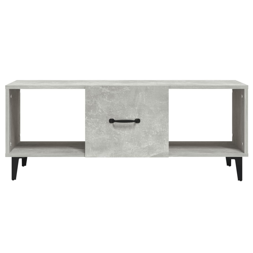 vidaXL Couchtisch Betongrau 102x50x40 cm Holzwerkstoff