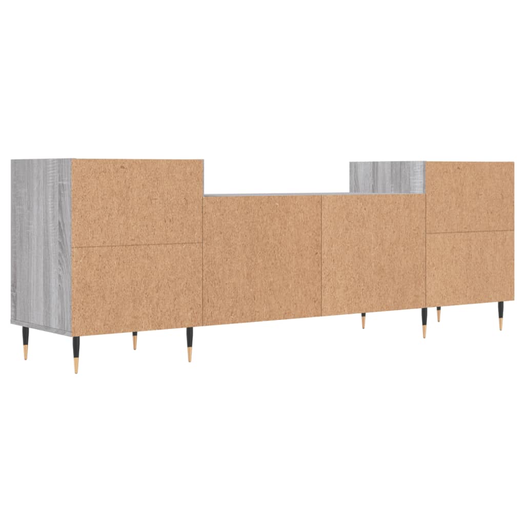 vidaXL TV-Schrank Grau Sonoma 160x35x55 cm Holzwerkstoff