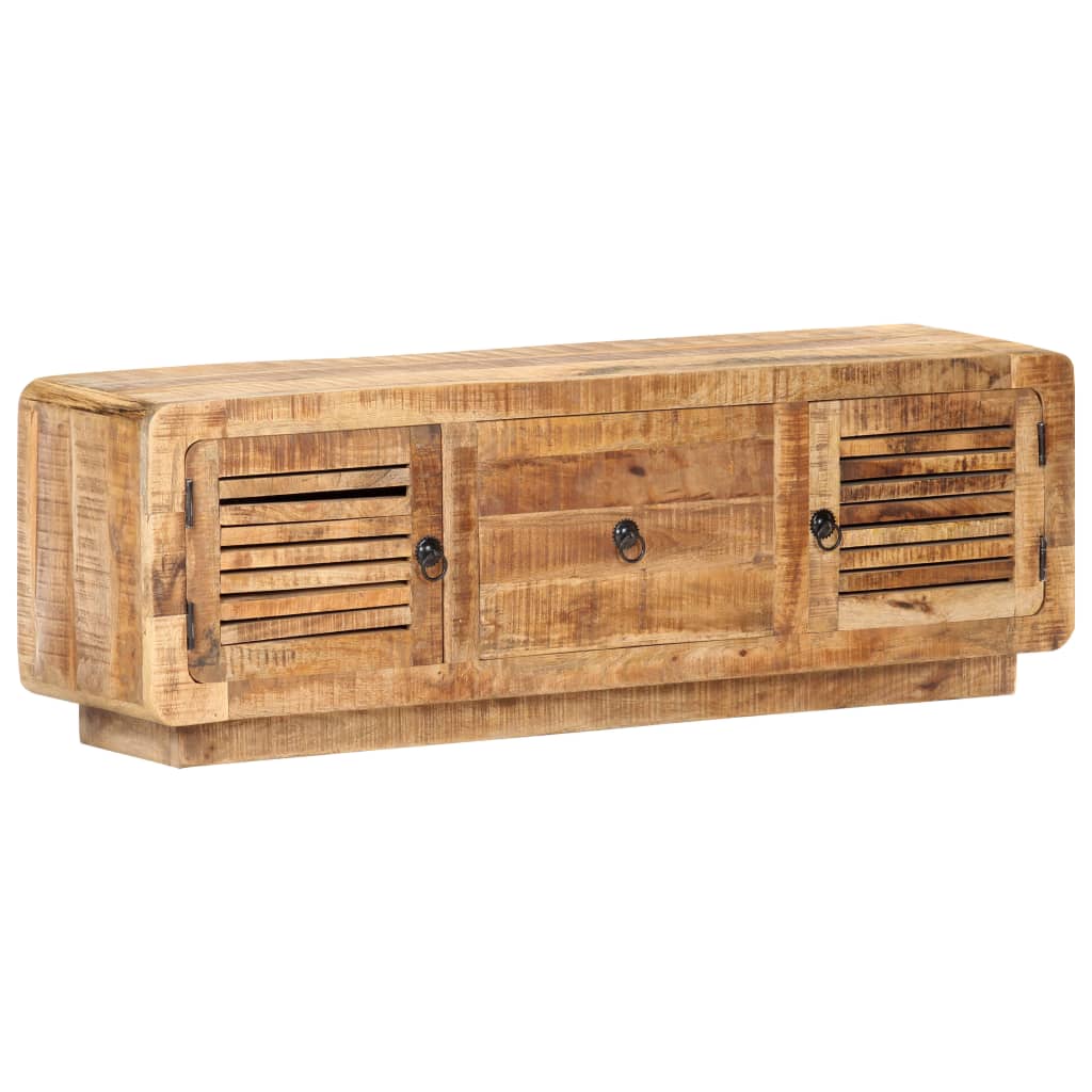 vidaXL TV-Schrank 120x30x40 cm Raues Mangoholz