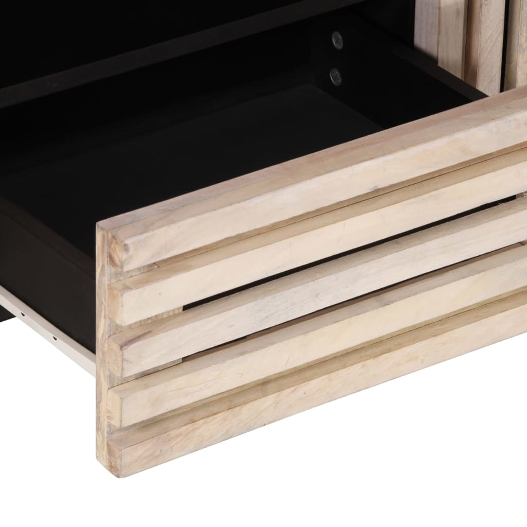 vidaXL TV-Schrank 100x34x46 cm Massivholz Mango