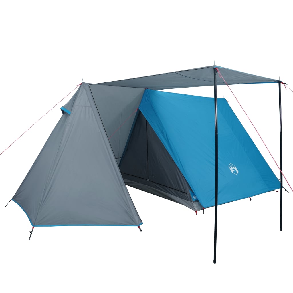 vidaXL Campingzelt 3 Personen Blau Wasserfest