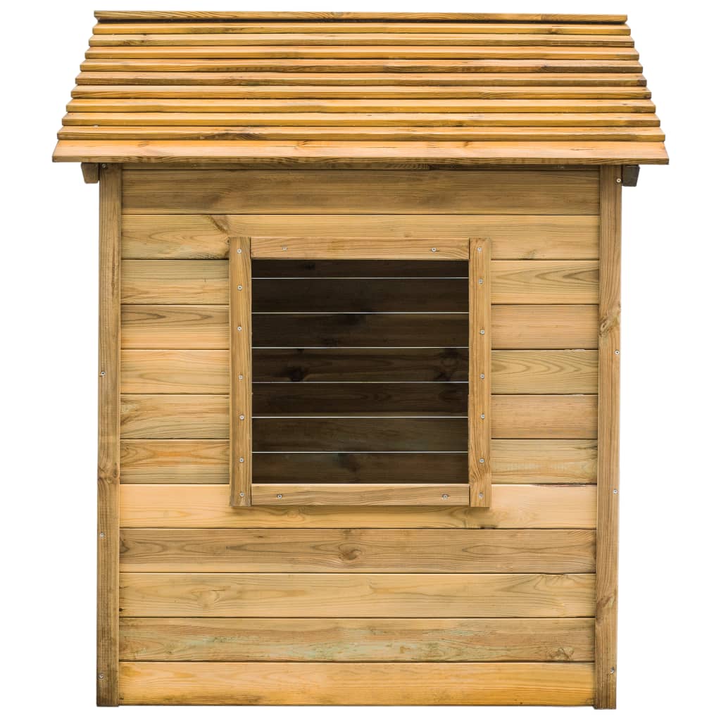 vidaXL Spielhaus für den Garten 120x120x146 cm Kiefernholz