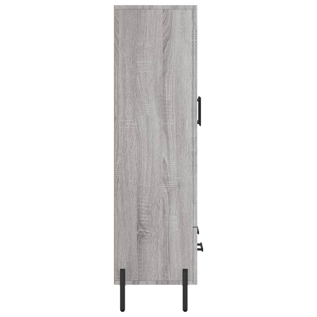 vidaXL Highboard Grau Sonoma 69,5x31x115 cm Holzwerkstoff