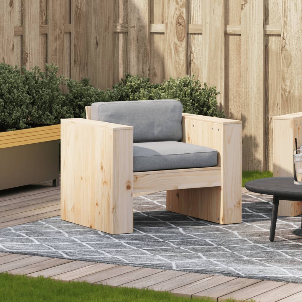 vidaXL Gartensessel 79x60x62 cm Massivholz Kiefer