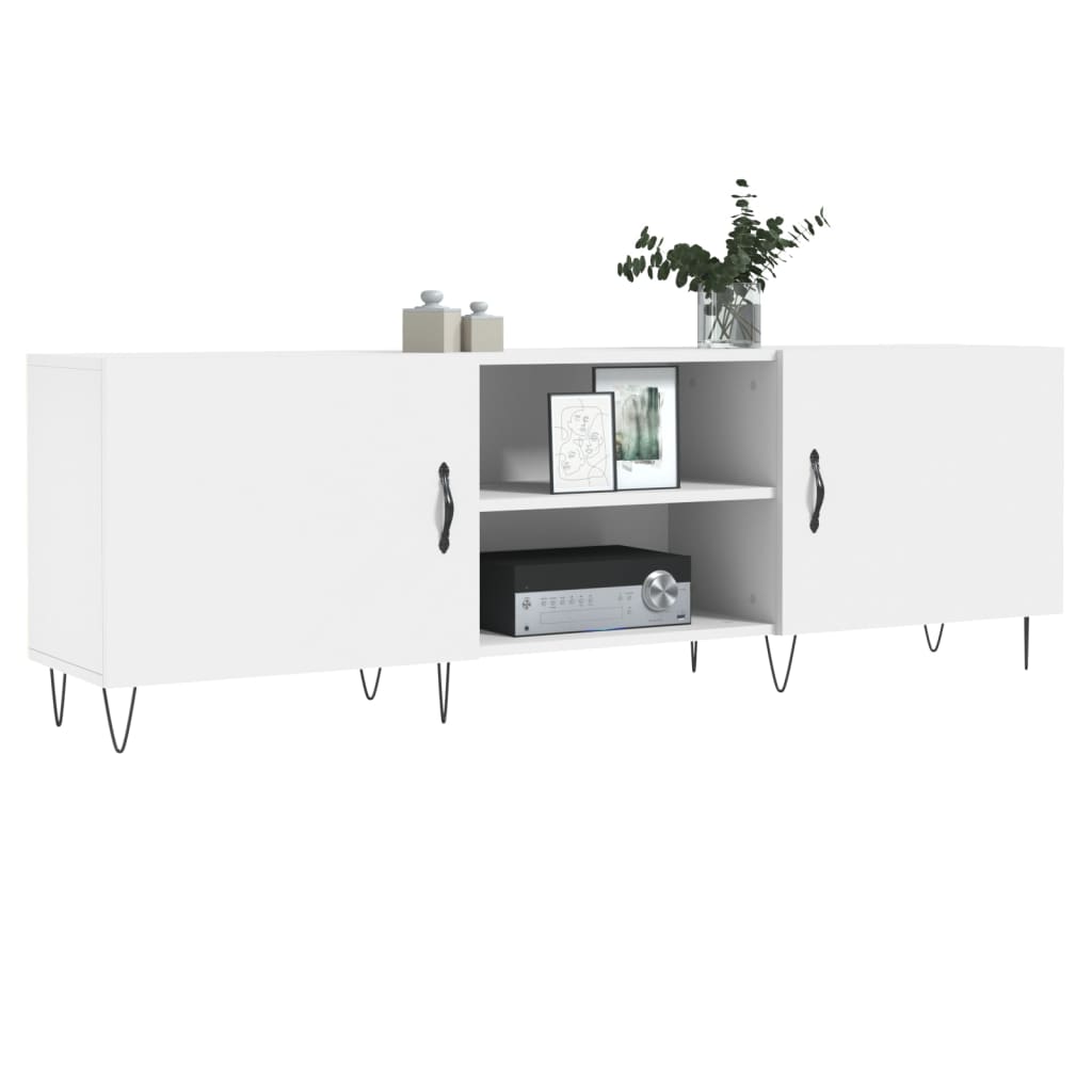 vidaXL TV-Schrank Weiß 150x30x50 cm Holzwerkstoff