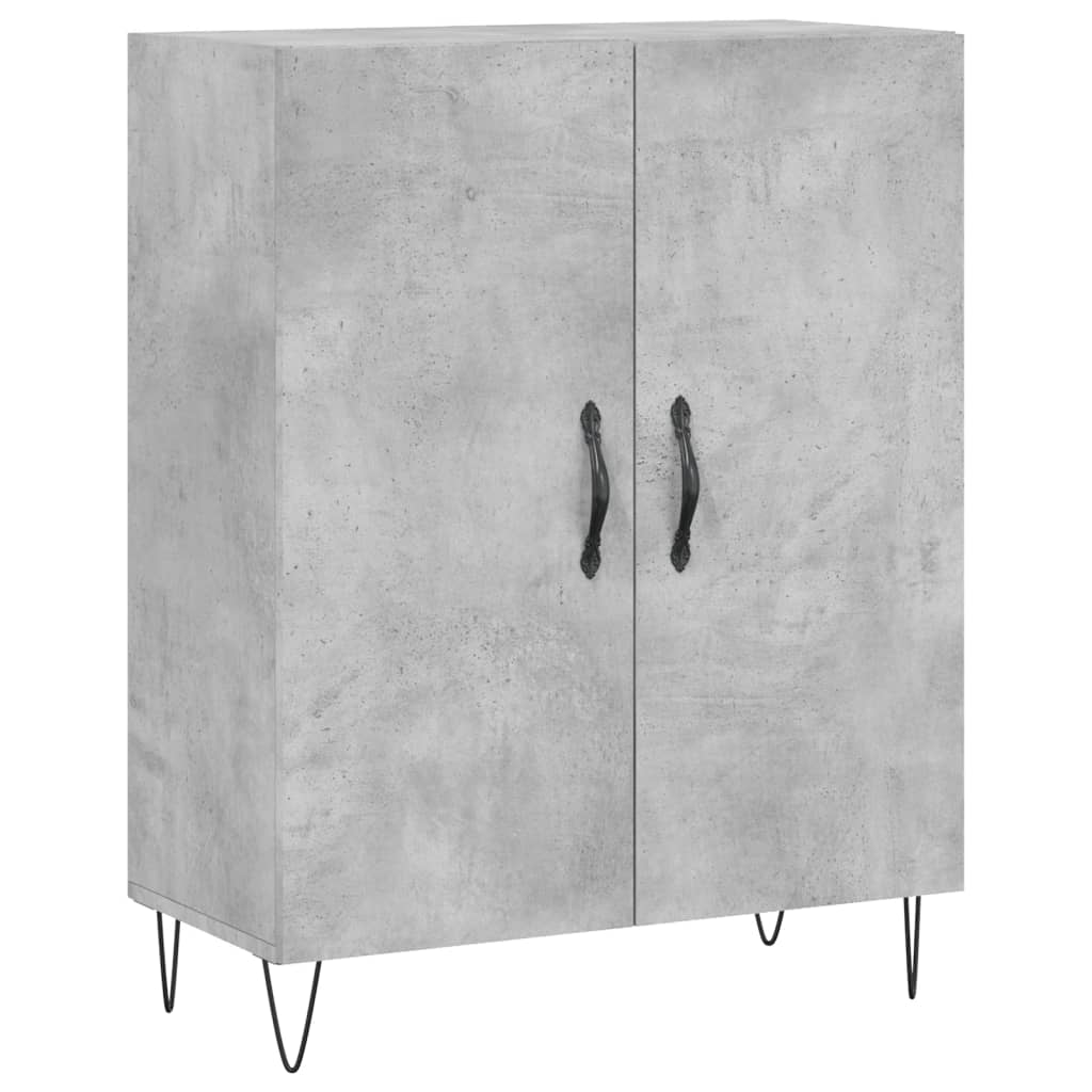 vidaXL Sideboard Betongrau 69,5x34x90 cm Holzwerkstoff