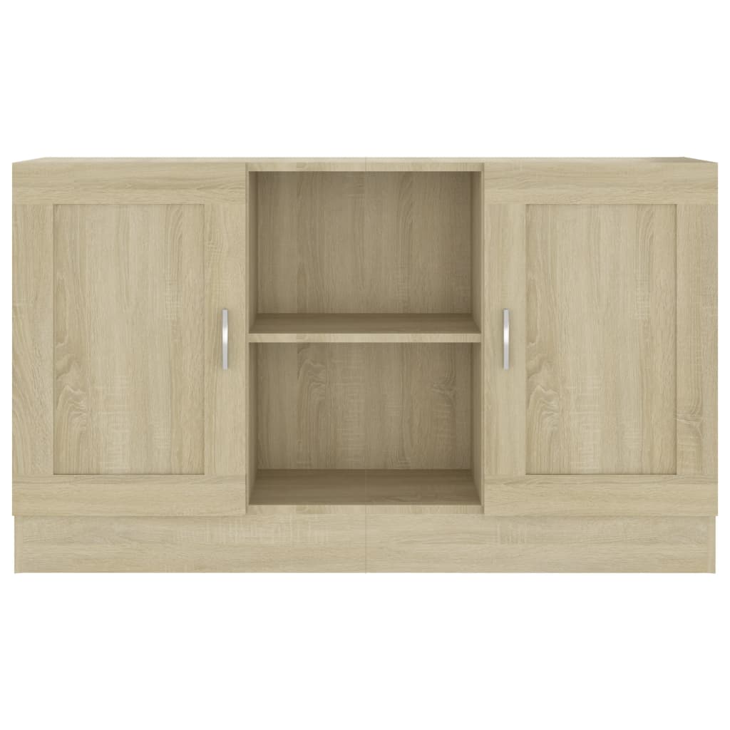 vidaXL Sideboard Sonoma-Eiche 120x30,5x70 cm Holzwerkstoff