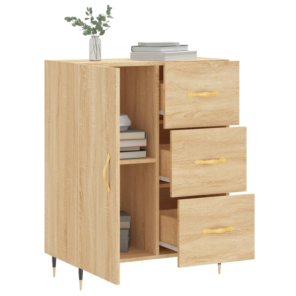 vidaXL Sideboard Sonoma-Eiche 69,5x34x90 cm Holzwerkstoff