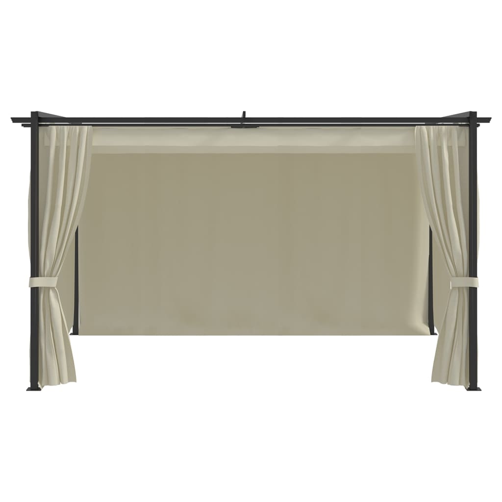 vidaXL Pavillon 4 x 3 m Creme